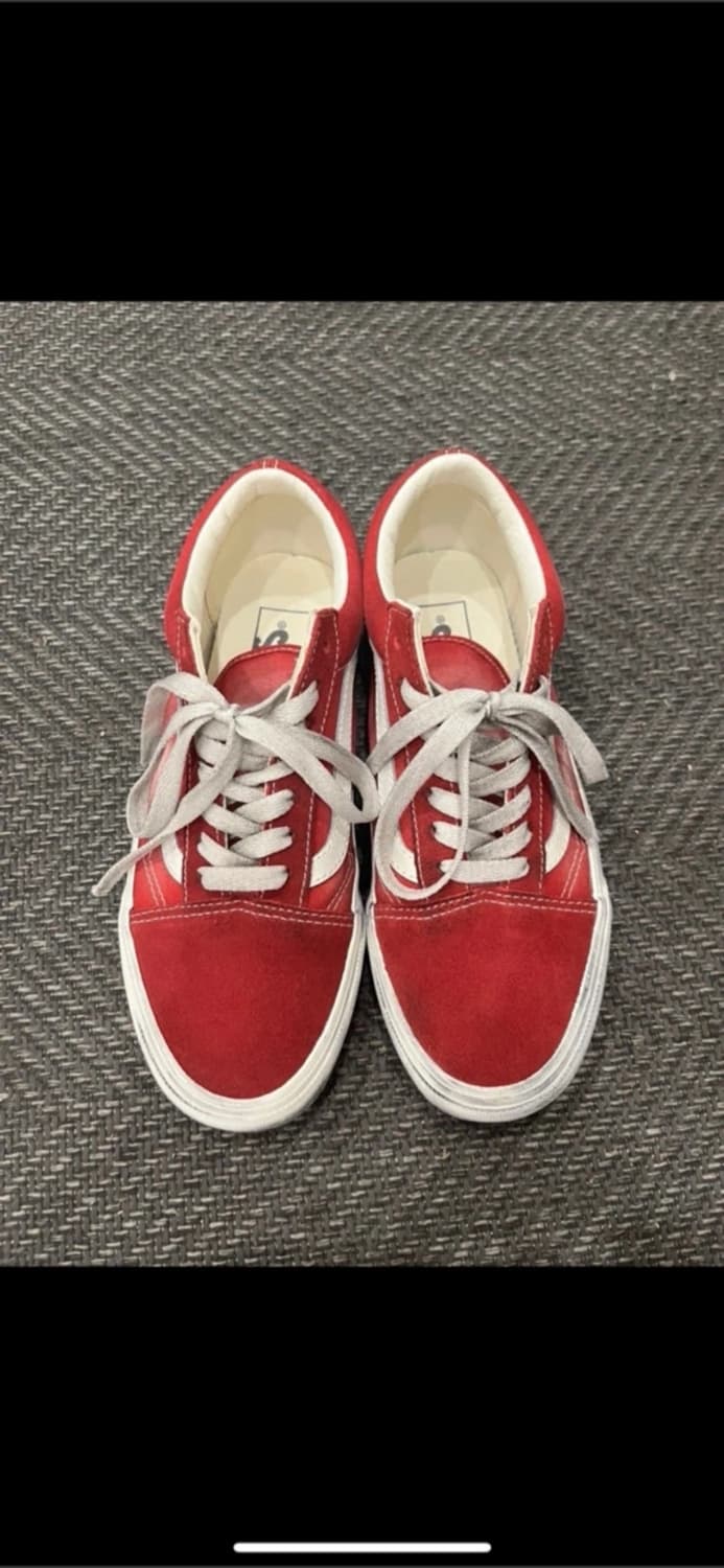 반스 올드스쿨 웨이브워시드 레드 상품이미지1