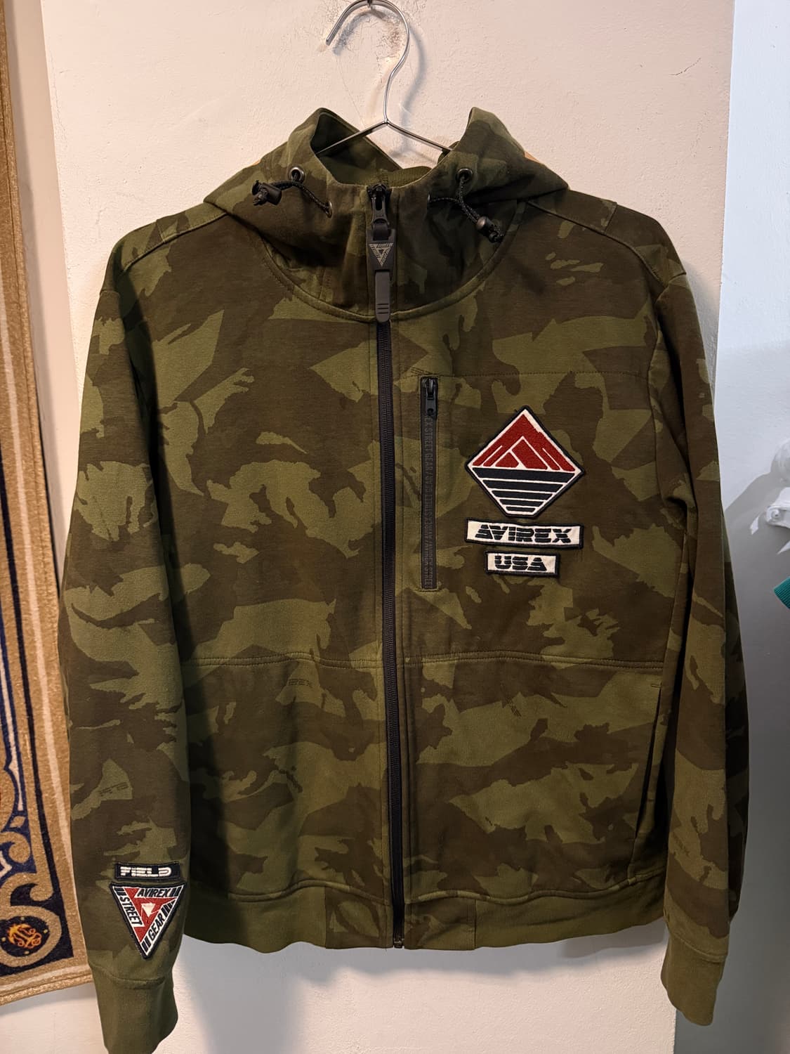 AVIREX USA carmo hood zipup (XL) 상품이미지1