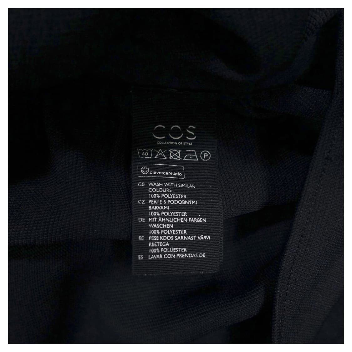 [34,xs] COS 코스 웨이스트 사이드 셔링 탑  상품이미지8
