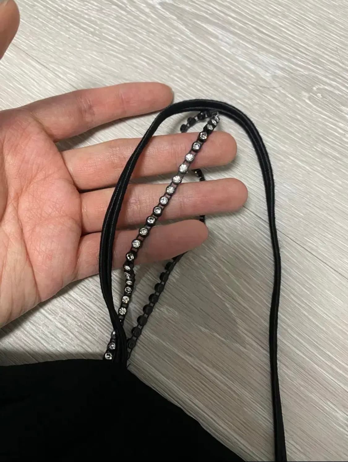 오네갸루 고스펑크 탑 슬리브리스 상품이미지2