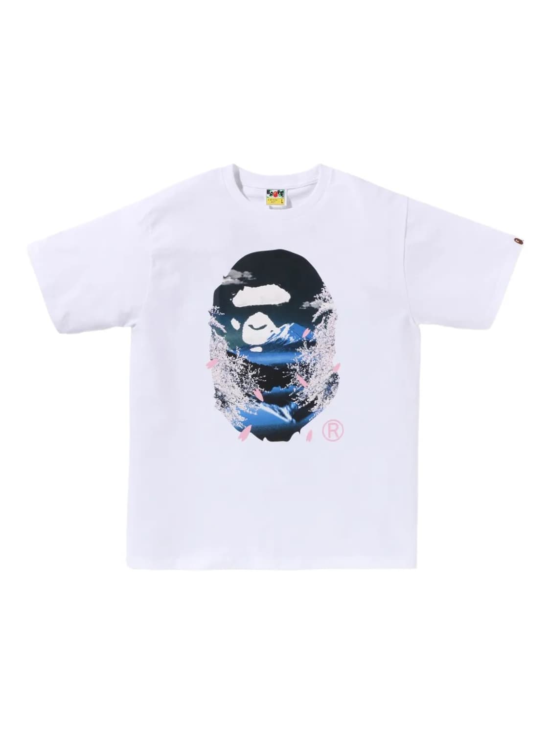 베이프 사쿠라 포토 에이프 헤드 티셔츠 상품이미지1