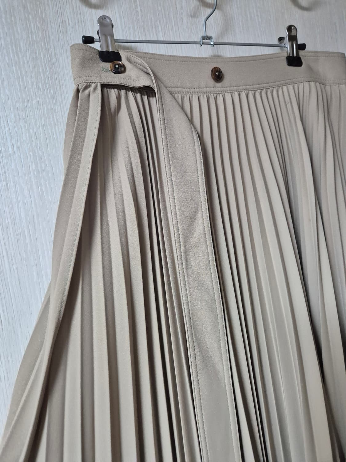 렉토 플리츠 스커트 언발 스커트 M 66 상품이미지5
