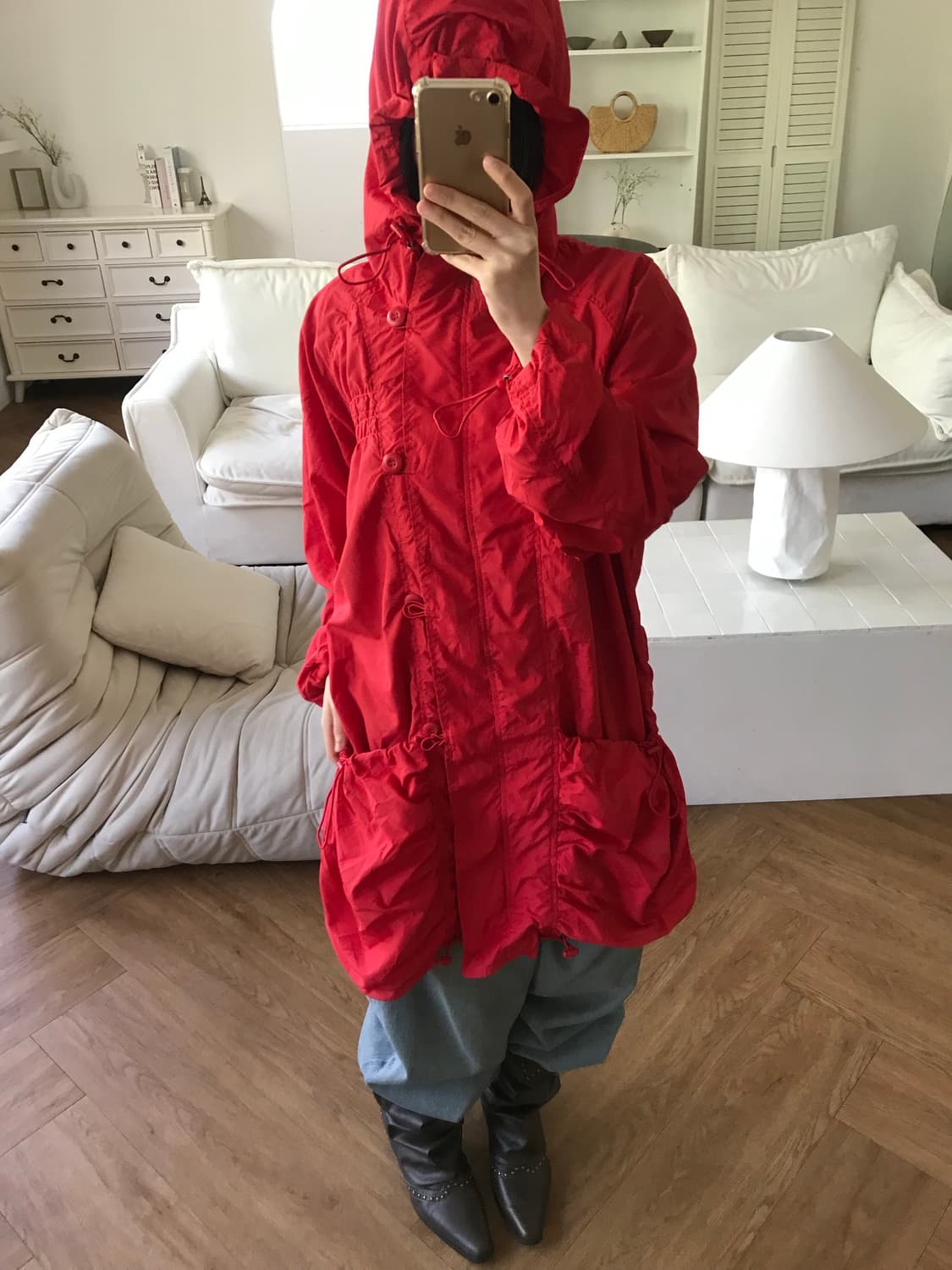 vintage red hood jumper 상품이미지8