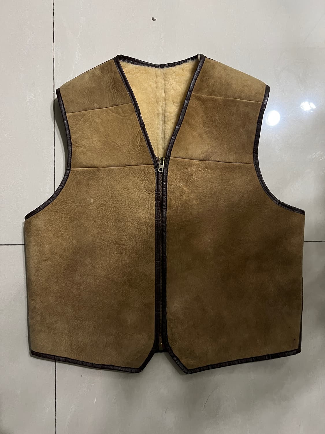 1950s French Shearling Vest  상품이미지2