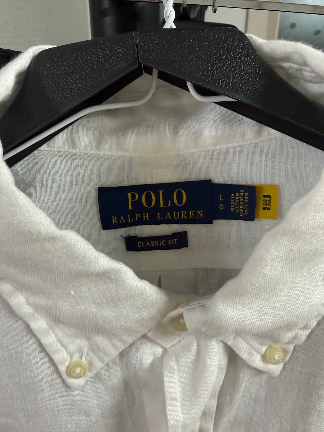 폴로랄프로렌 클래식핏 솔리드 린넨셔츠 L 상품이미지2