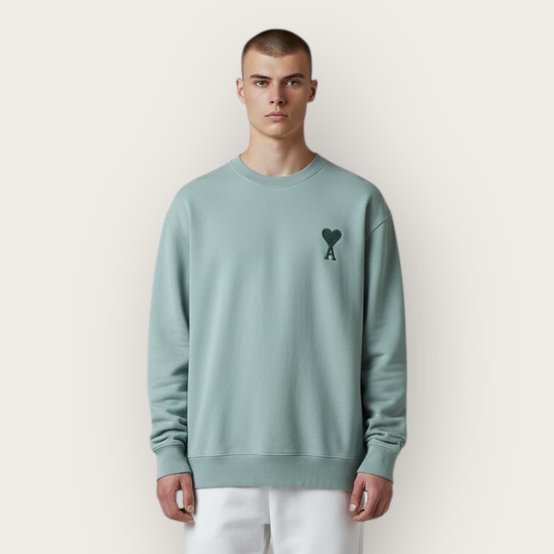 L/ 아미 하트 빅로고 맨투맨 상품이미지1