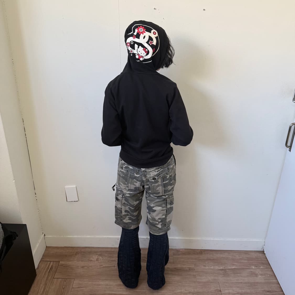 스투시x헬로키티 후드 스웻 상품이미지4