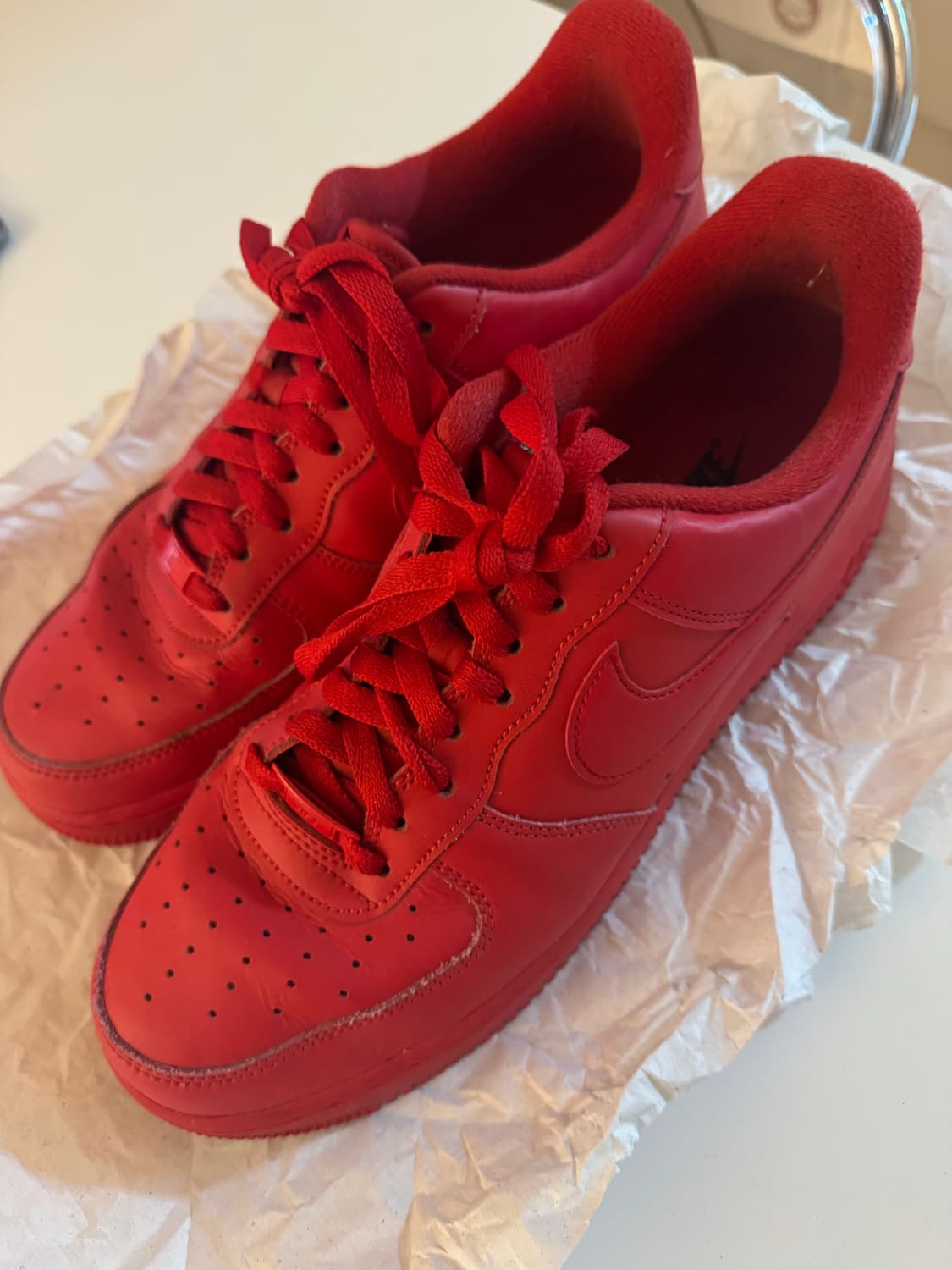 나이키 에어포스 1 '07 LV8 로우 트리플 레드 280 상품이미지2