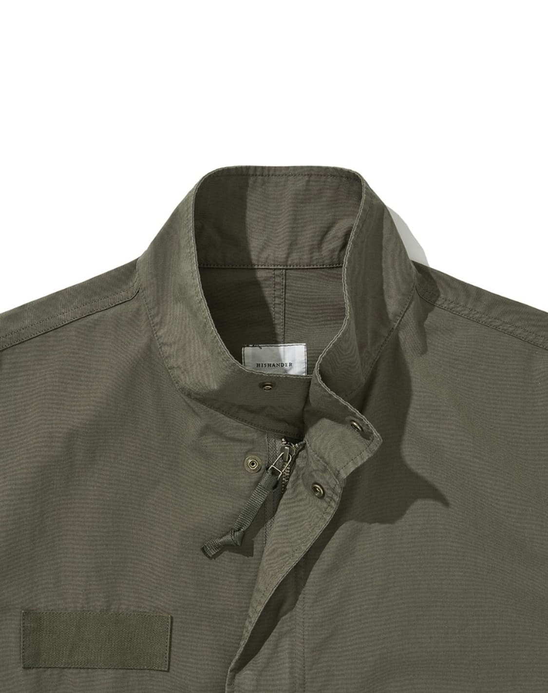 히즈핸더 hishander 모즈파카 빈티지 올리브 1사이즈 상품이미지3
