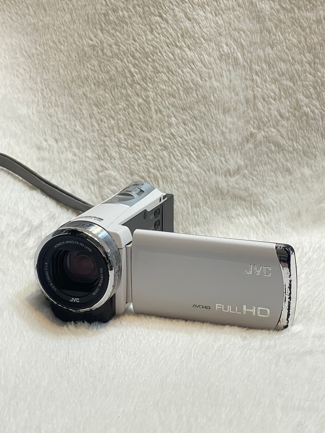A급) JVC GZ-E600 빈티지캠코더 화이트 상품이미지2