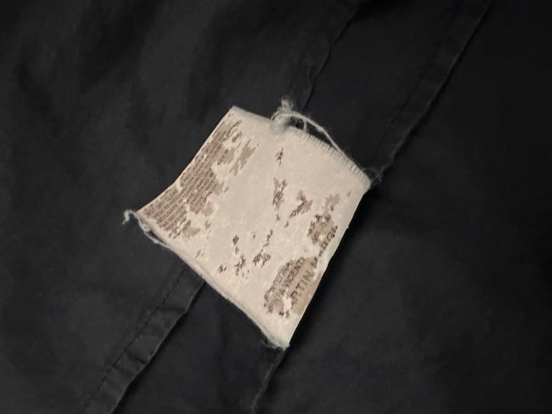 07aw 마틴 마르지엘라 셔츠 네이비 상품이미지5