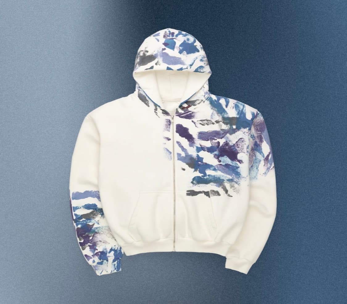 Skylrk 스카이라크 웨이브 카모 후드집업 M 상품이미지1