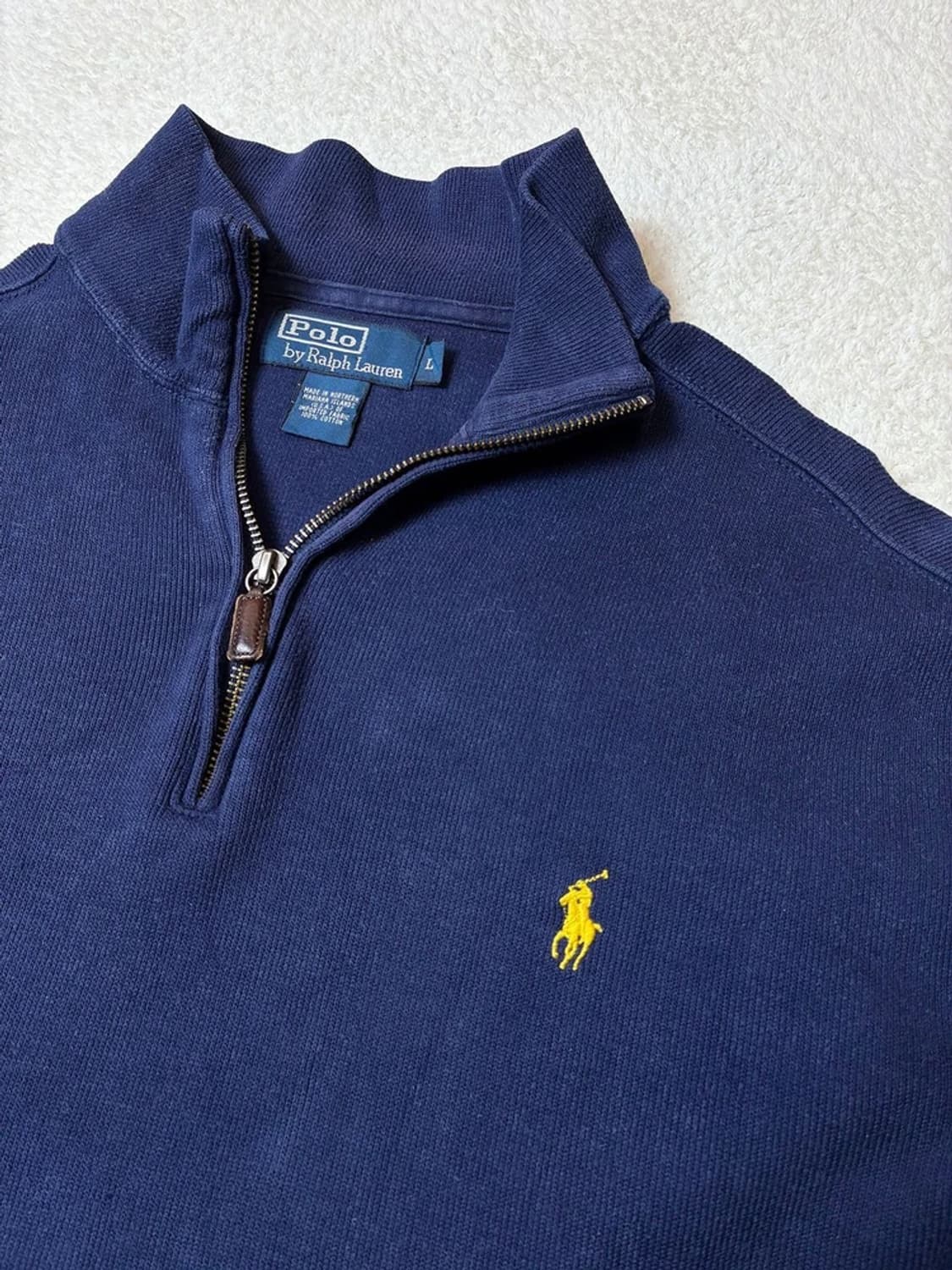 폴로 랄프로렌 00's 시그니처 하프집 니트 PN6382 상품이미지2