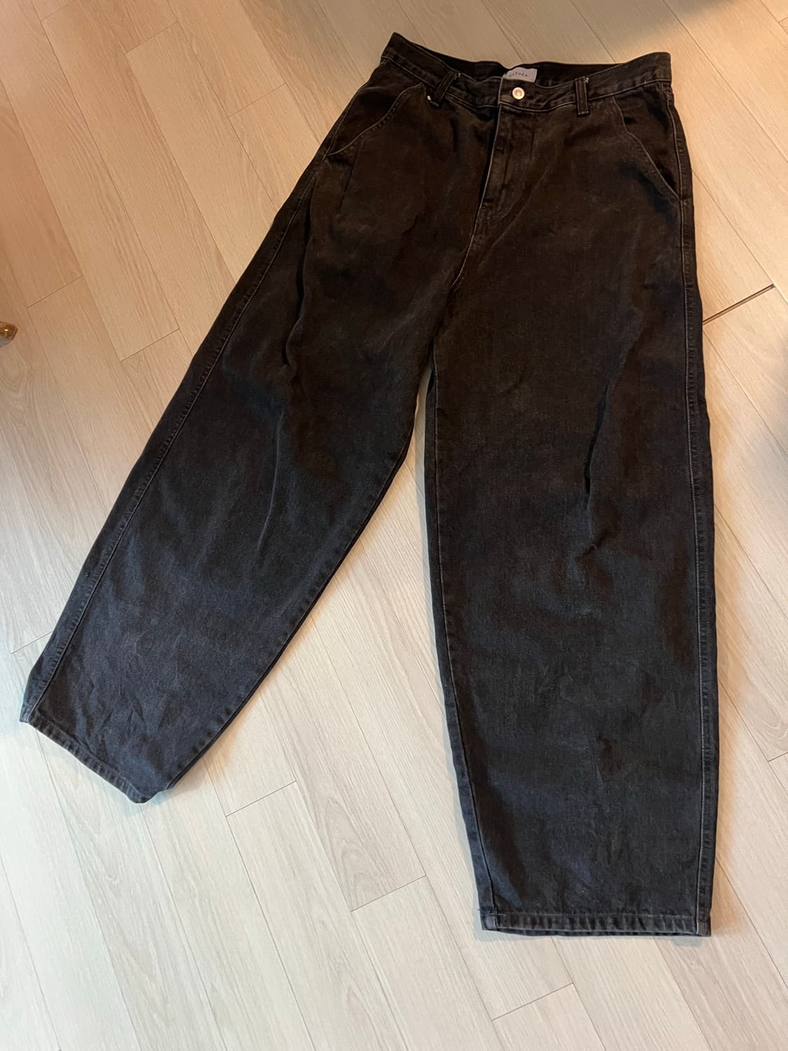 서번트 백프란팅 와이트 데님 팬츠 상품이미지3