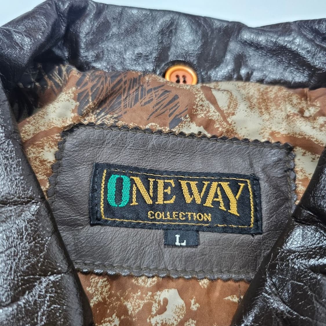 ONE WAY 빈티지 소가죽 자켓 L 상품이미지6