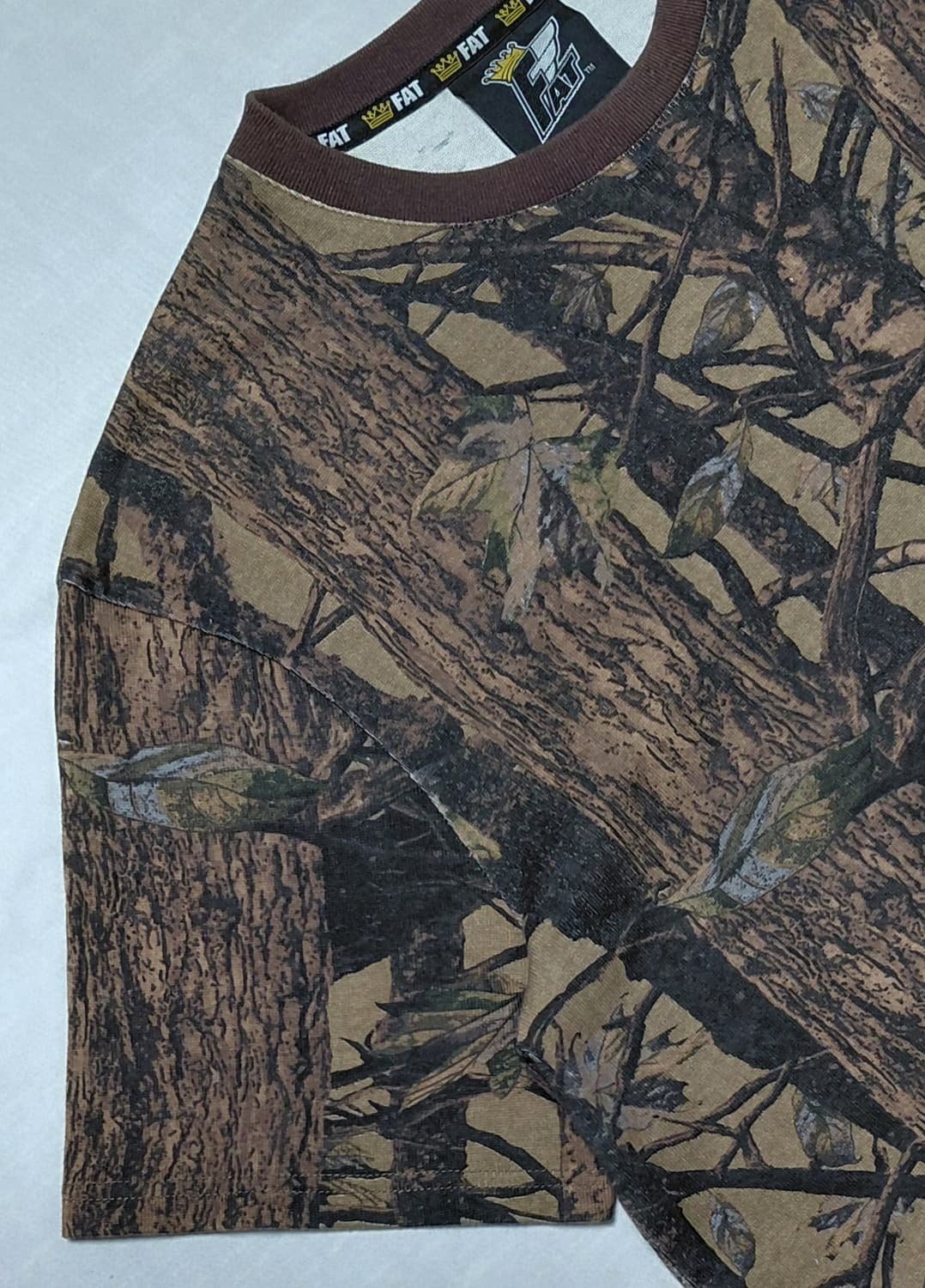 [95/M] FAT 리얼트리 카모 헤비웨이트 포켓 티셔츠-REDNECK 상품이미지2