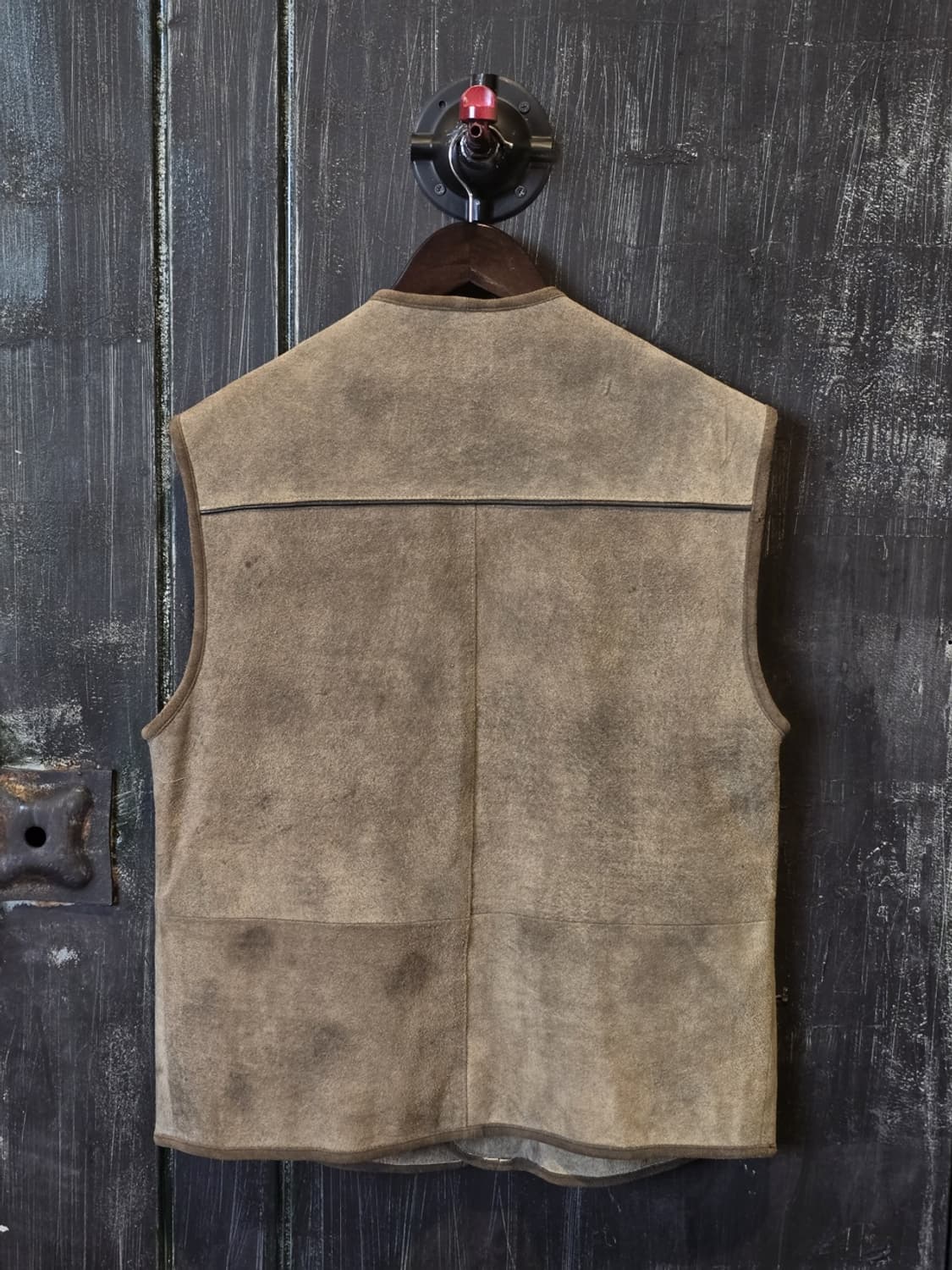 90s Vintage Leather Vest/made in Germany 상품이미지4
