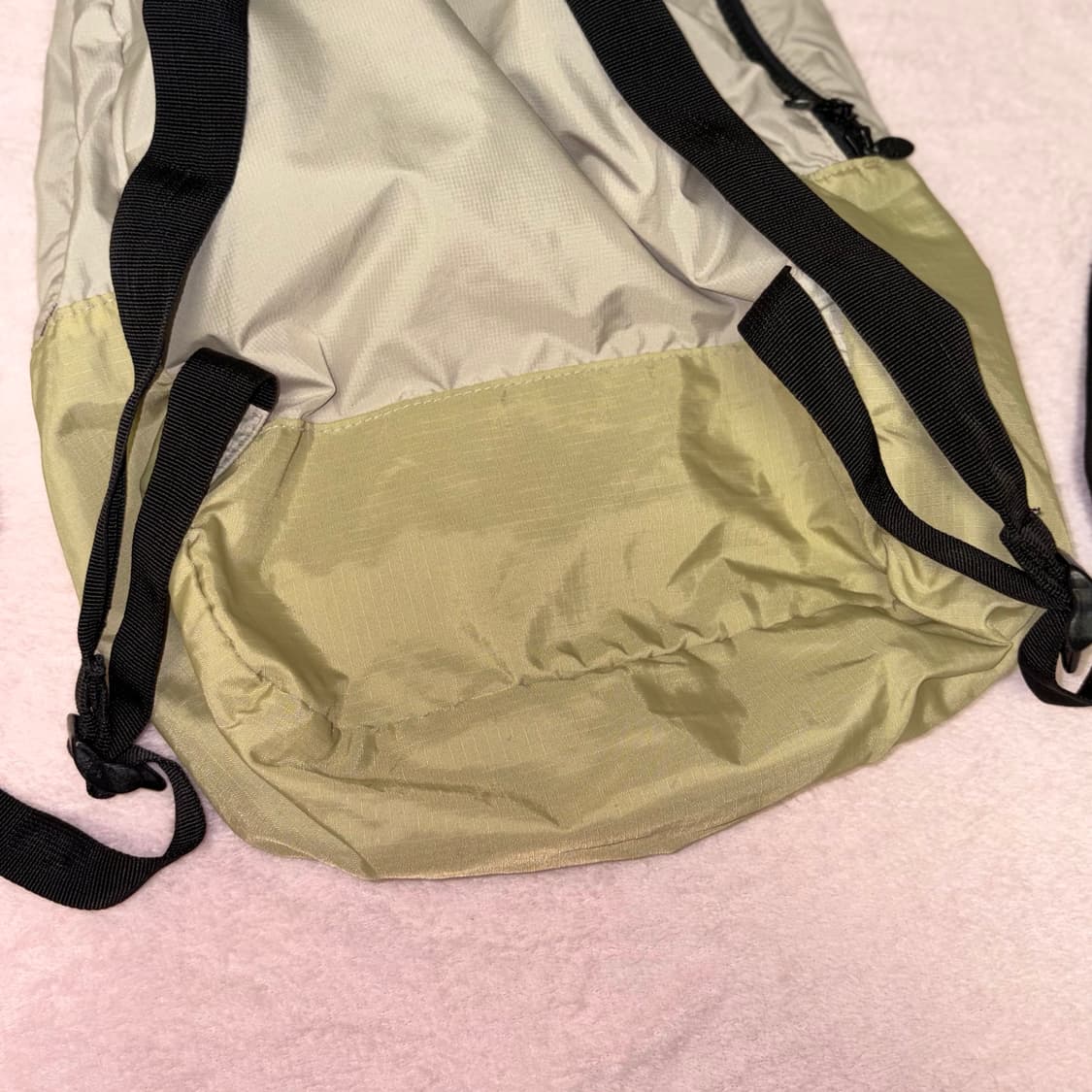 미스치프 18ss 나일론 백팩 베이지 상품이미지6