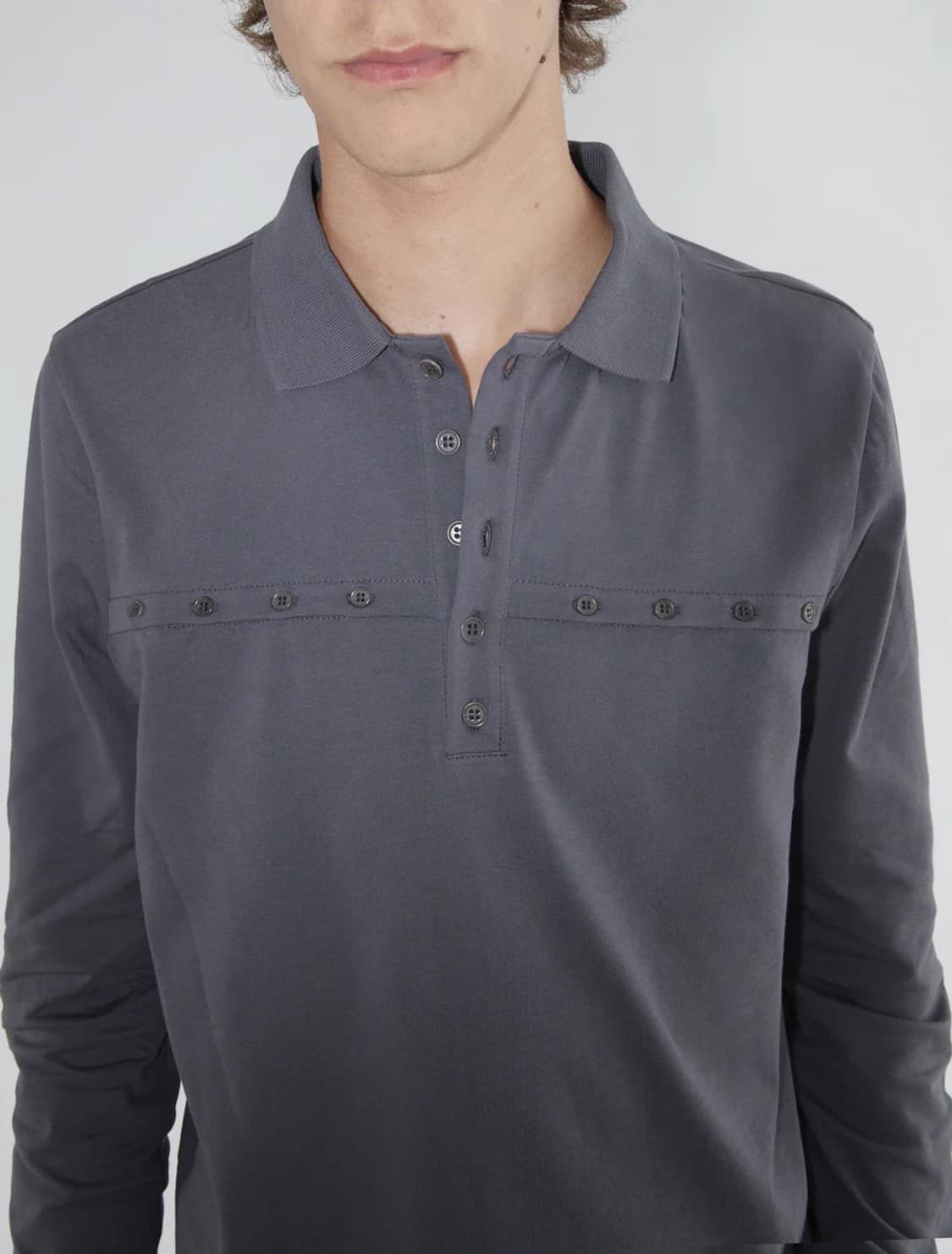 [S]팔로마울 Plana 버튼 폴로 티 상품이미지1