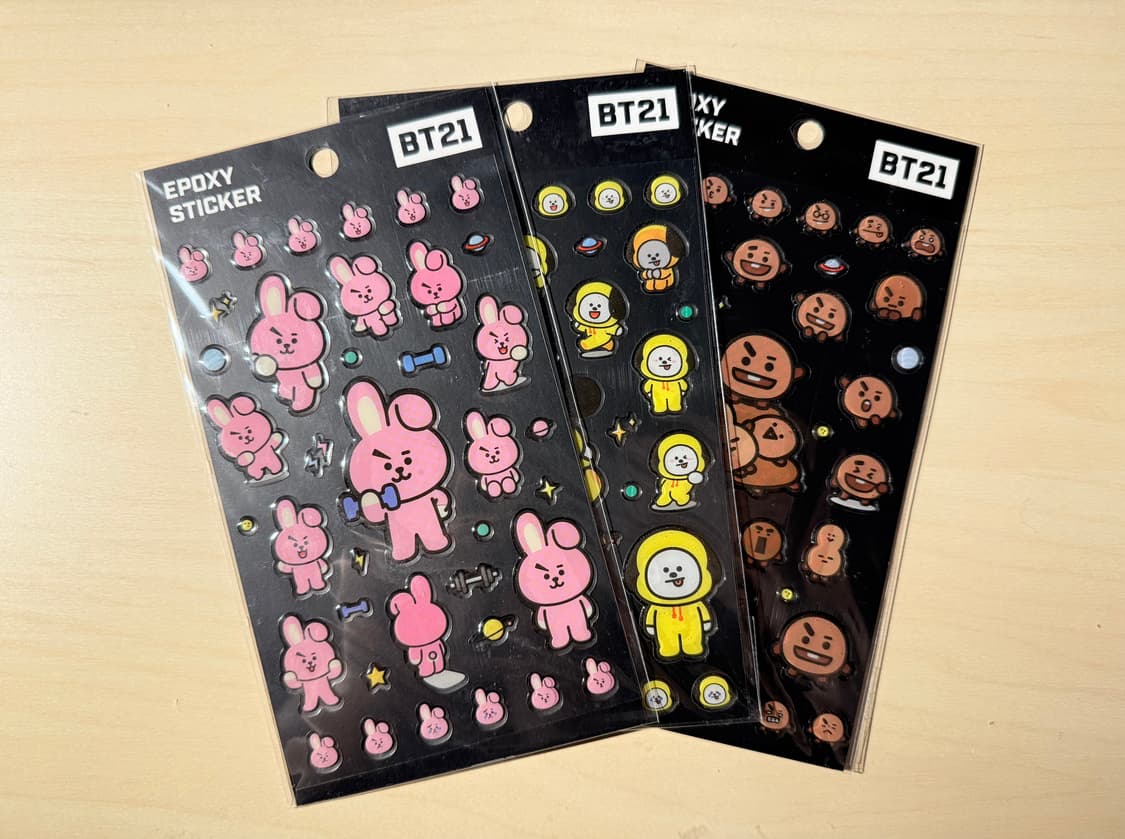 BT21 굿즈 백참 키링 bag charm keyring 3종 상품이미지4