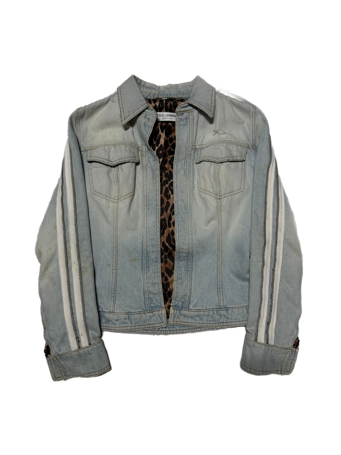 “Dolce&Gabbna” Distressed Denim Jacket 상품이미지1
