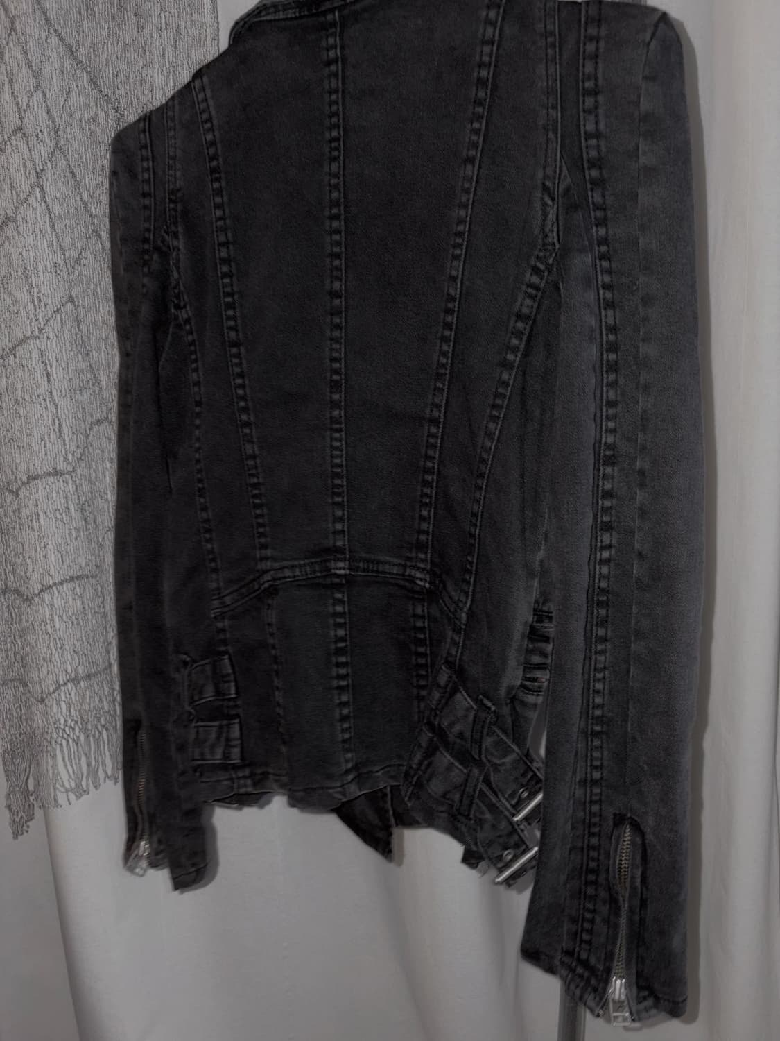 38 dark denim 2way biker jacket 상품이미지3