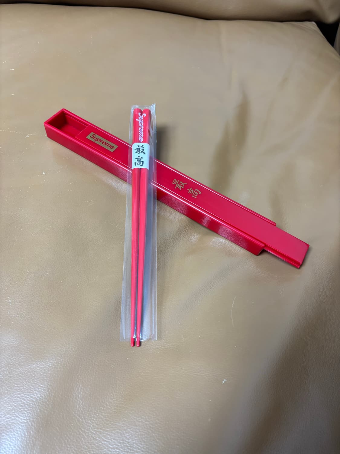 슈프림 젓가락 세트 레드 미사용품 소품 상품이미지6