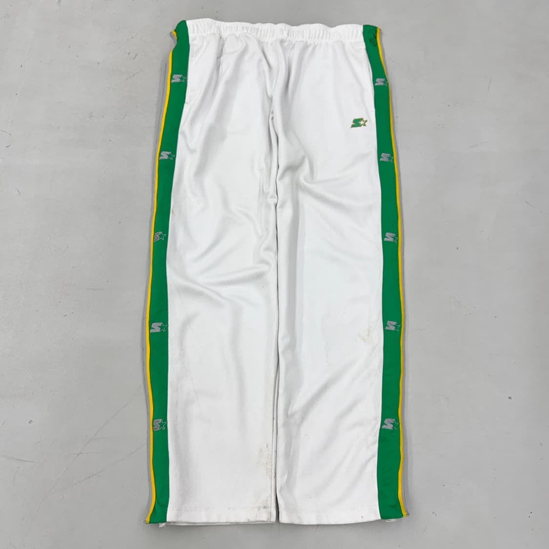 스타터 90s 흰초 올드스쿨 사이드버튼 와이드 트랙팬프 상품이미지2