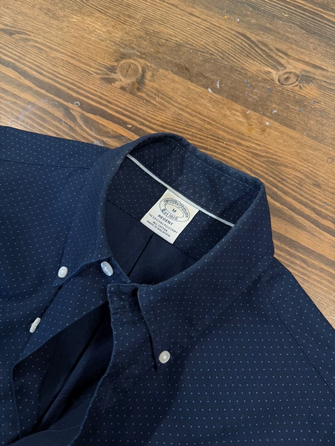 브룩스 브라더스 버튼다운 셔츠 슬림100 상품이미지8