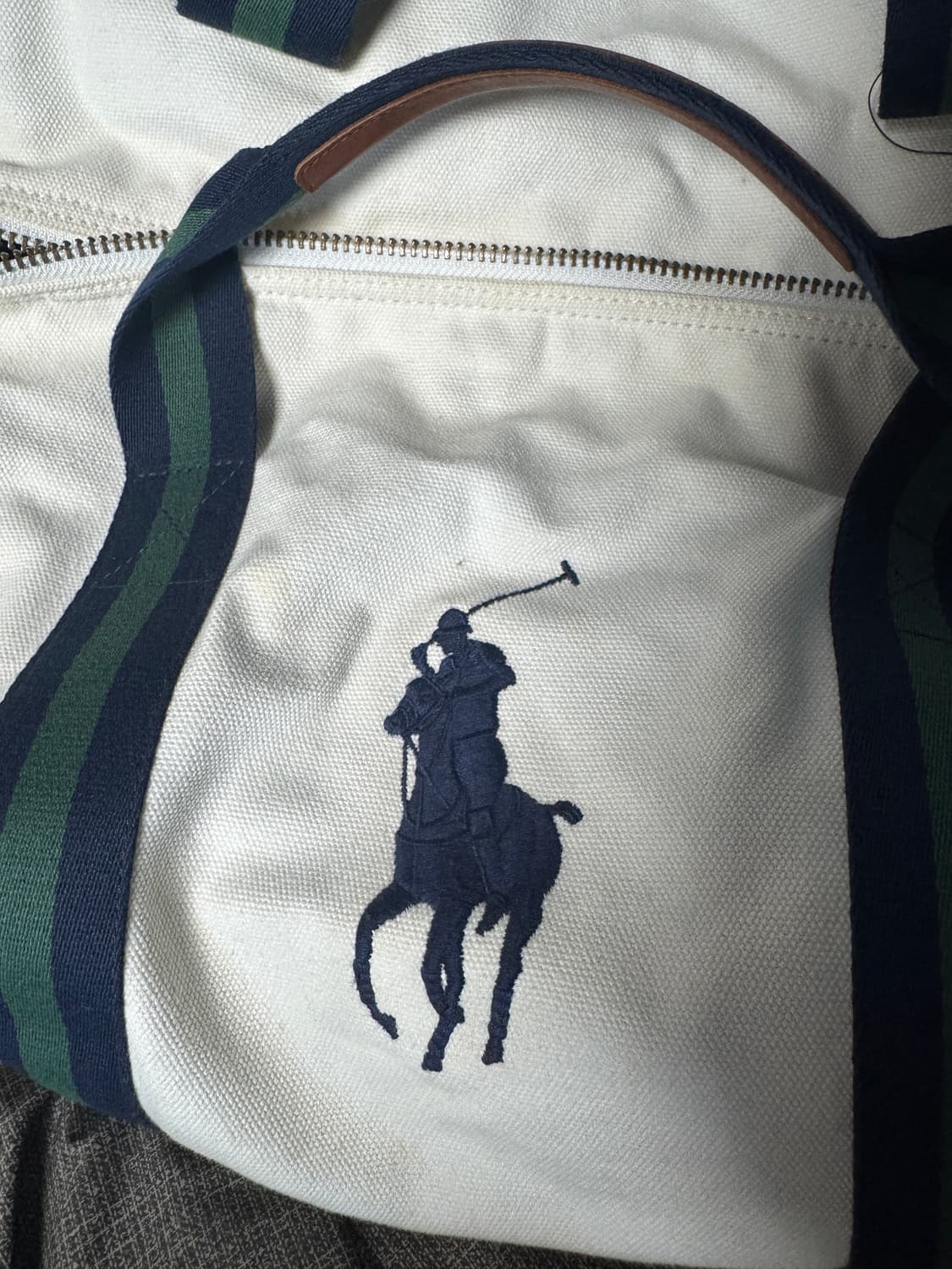 폴로 랄프 로렌 X 윔블던 캔버스 더플백 상품이미지5