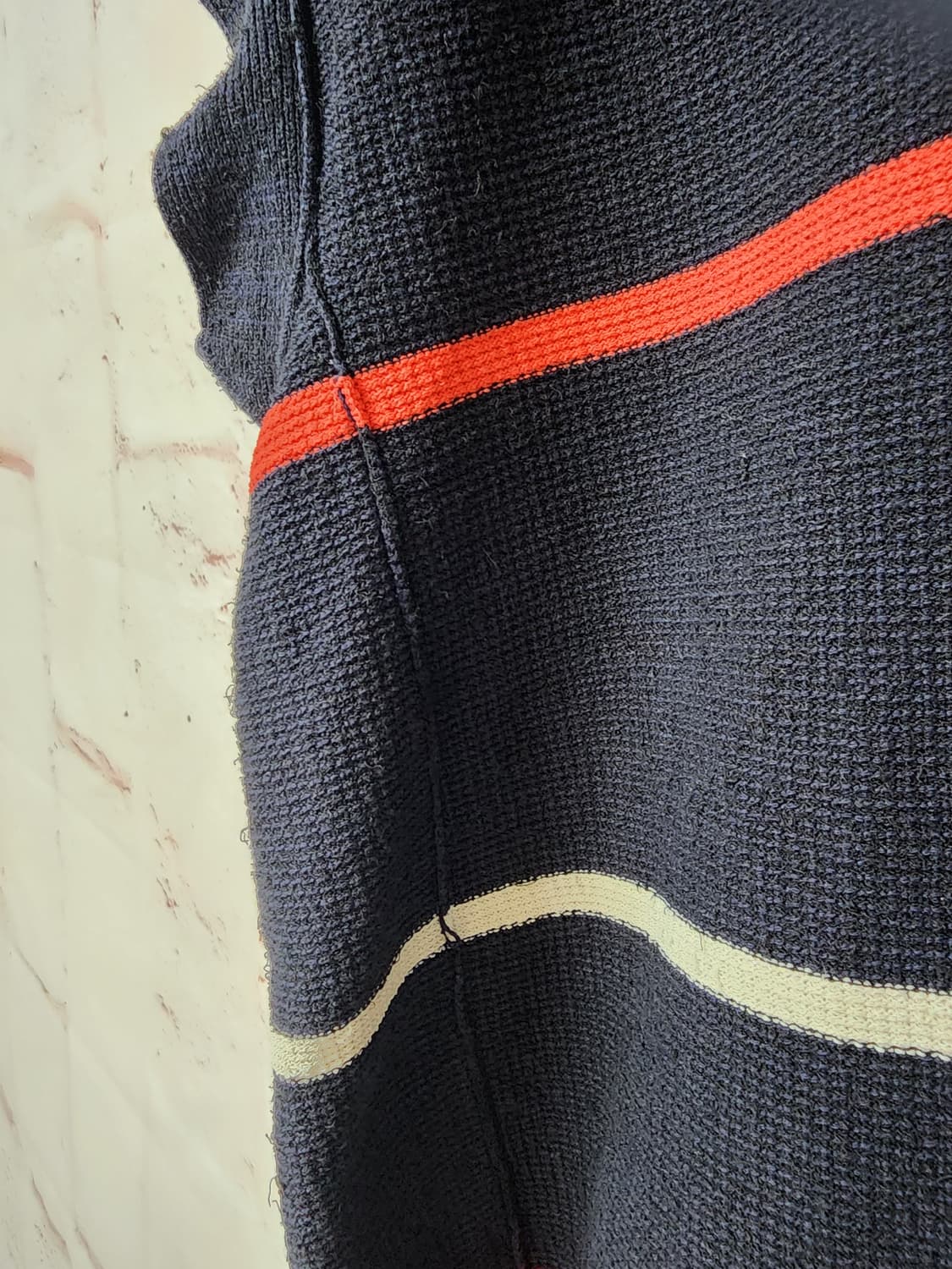 SYSTEM 스트라이프 패턴 반팔 니트 상품이미지7