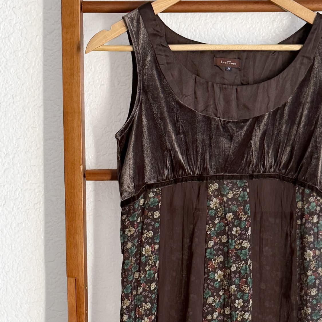 브라우니 벨벳 플라워 원피스 상품이미지2