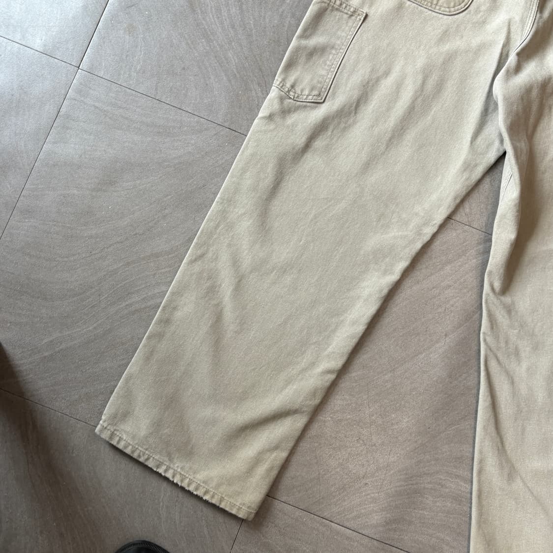 칼하트 오리지널 라이트 그레이 카펜터 팬츠 상품이미지2