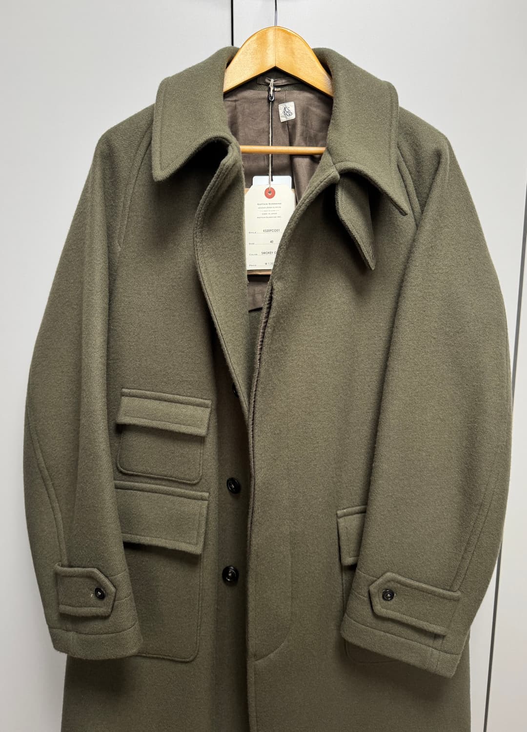 캡틴선샤인 트레블러 코트 스모키그린 40 상품이미지6