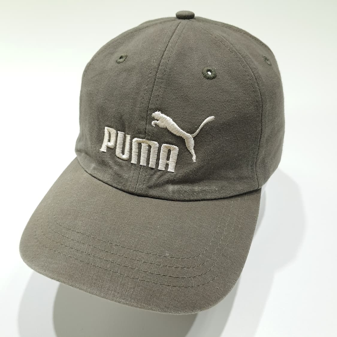 푸마 & 세븐업 필리핀판 카키 로고 자수 볼캡 P2037 상품이미지2