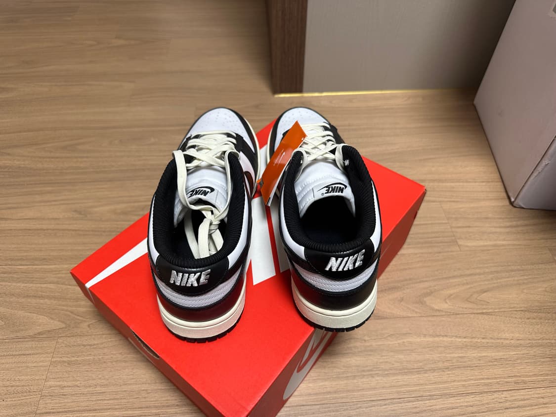 w290 m285 나이키 덩크 로우 빈티지 범고래 블랙 앤 화이트 상품이미지6