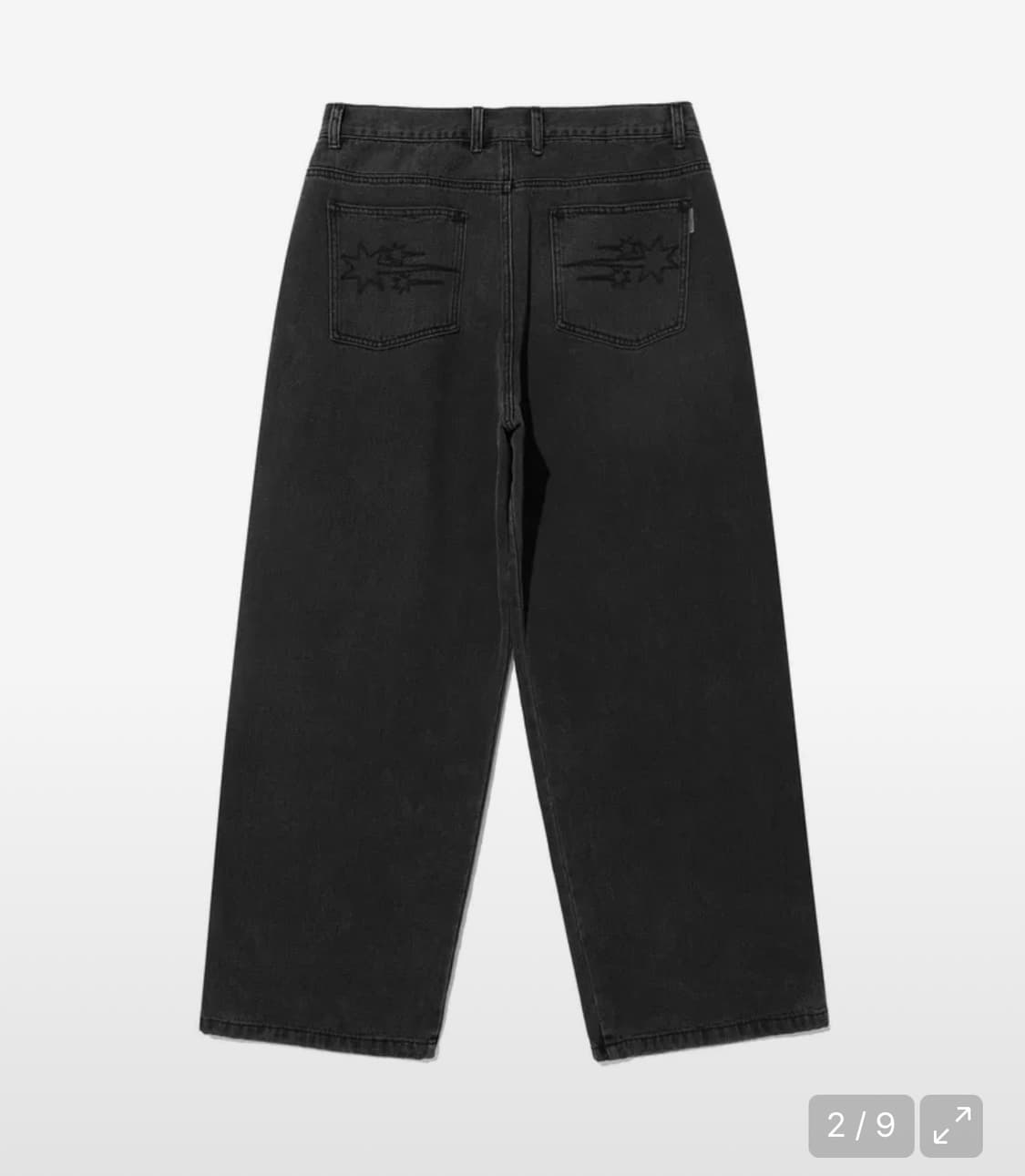 나이스고스트클럽 원 턱 워시드 데님 팬츠 상품이미지3