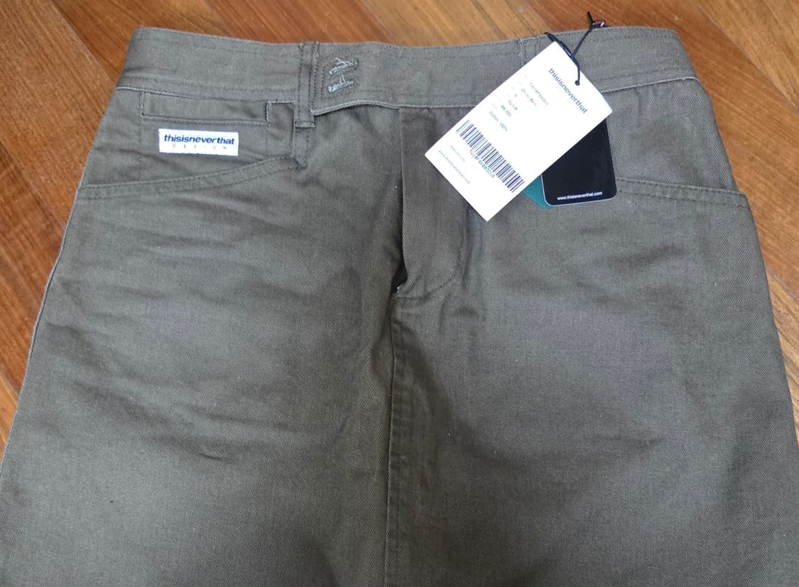 디스이즈네버댓 디네댓 치노 스커트 치마 올리브 상품이미지4