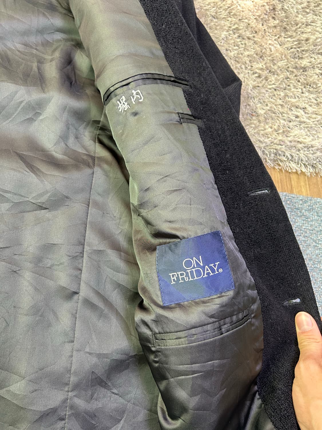 일본판 폴리 블레이저 사이즈 105~110 상품이미지3