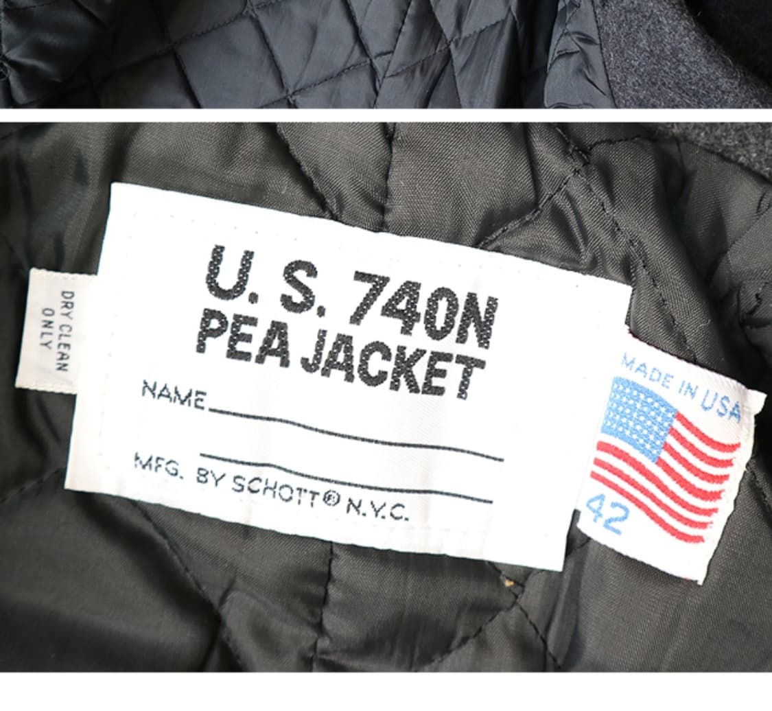 
미국산 SCHOTT 쇼트 740N 10버튼 해군 더블 피코트
최상컨디션 상품이미지10