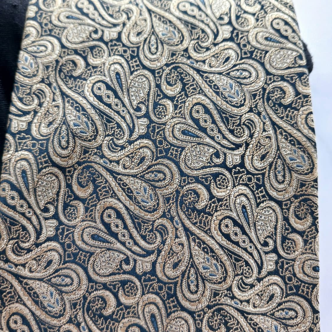 소니아 리키엘 실크 골드 페이즐리 넥타이 10cm A+등급 A18796
 상품이미지6