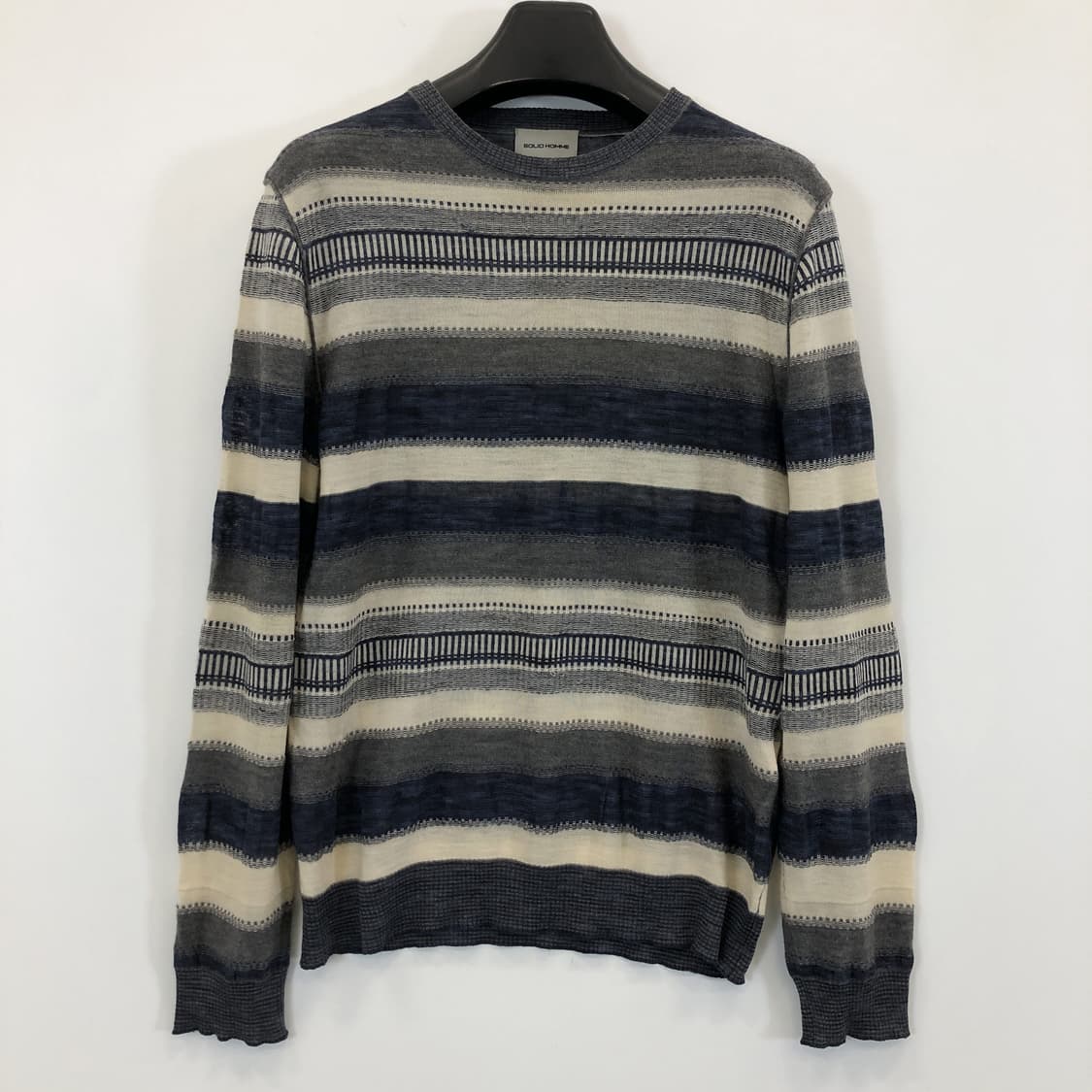 솔리드옴므 혼방 스트라이프니트 48 상품이미지1