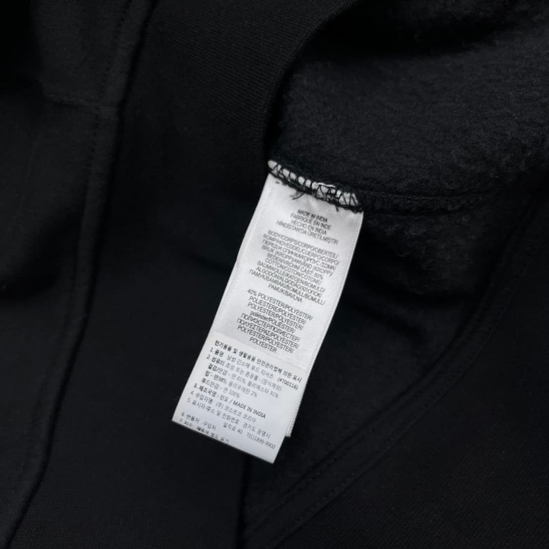 폴로 랄프로렌 레드포니 블랙 후드집업 L 상품이미지5