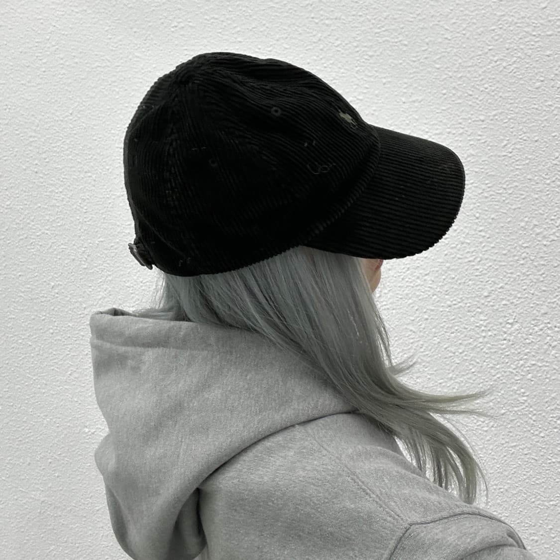 폴로 랄프로렌 그린포니 코듀로이 블랙 볼캡 상품이미지2