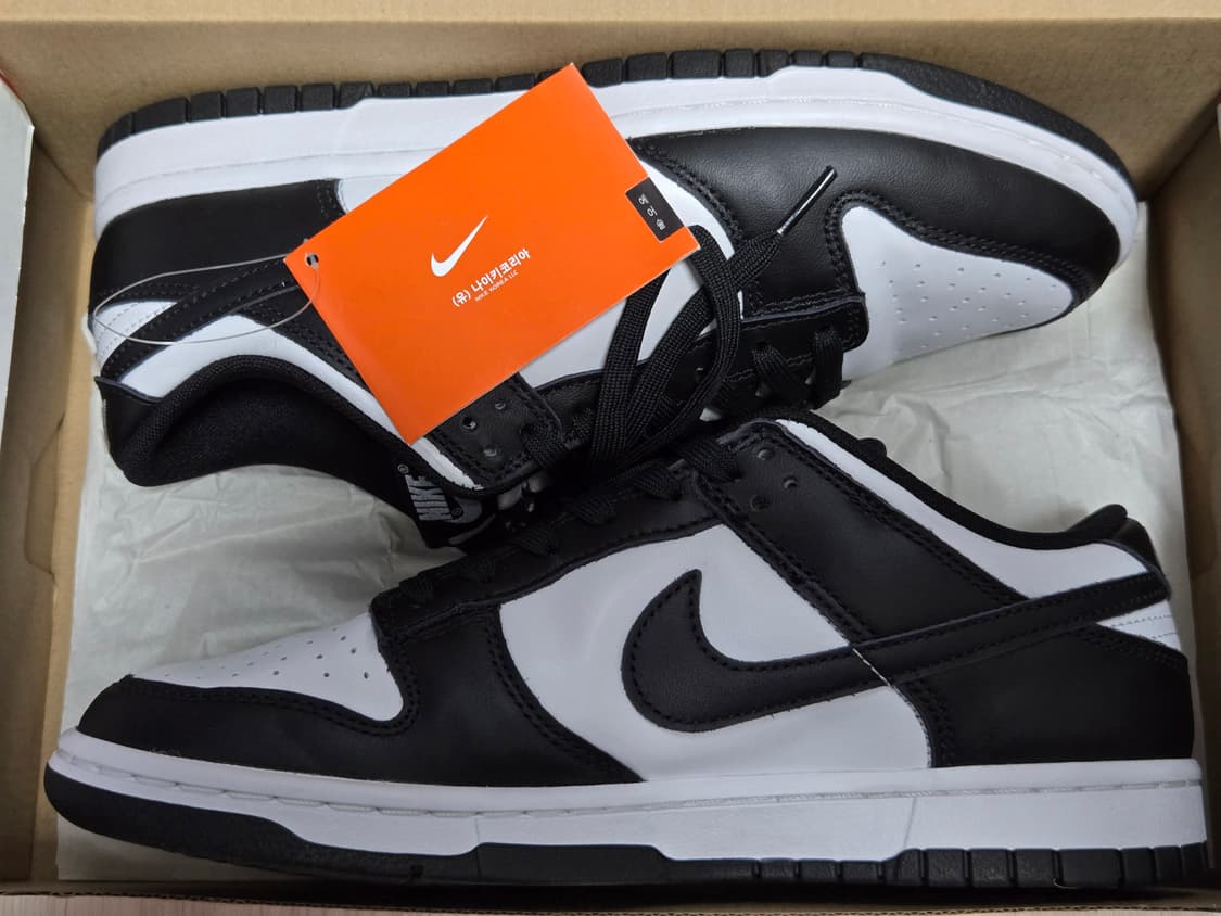 [판매](260)나이키 덩크 로우 레트로 블랙(범고래) 상품이미지7