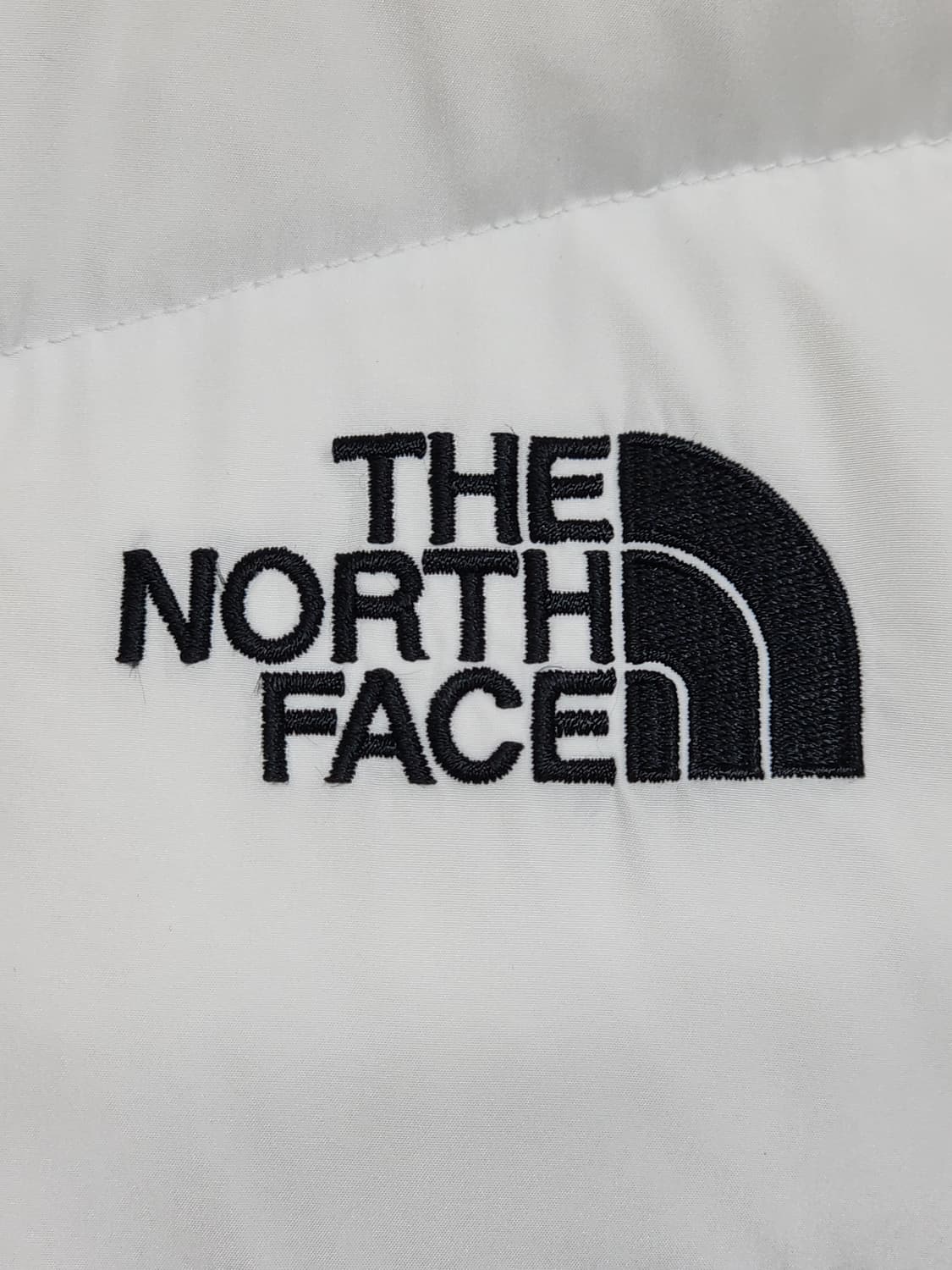 (S) 노스페이스 오리털 롱패딩 다운코트 화이트 후드 패딩코트  상품이미지4