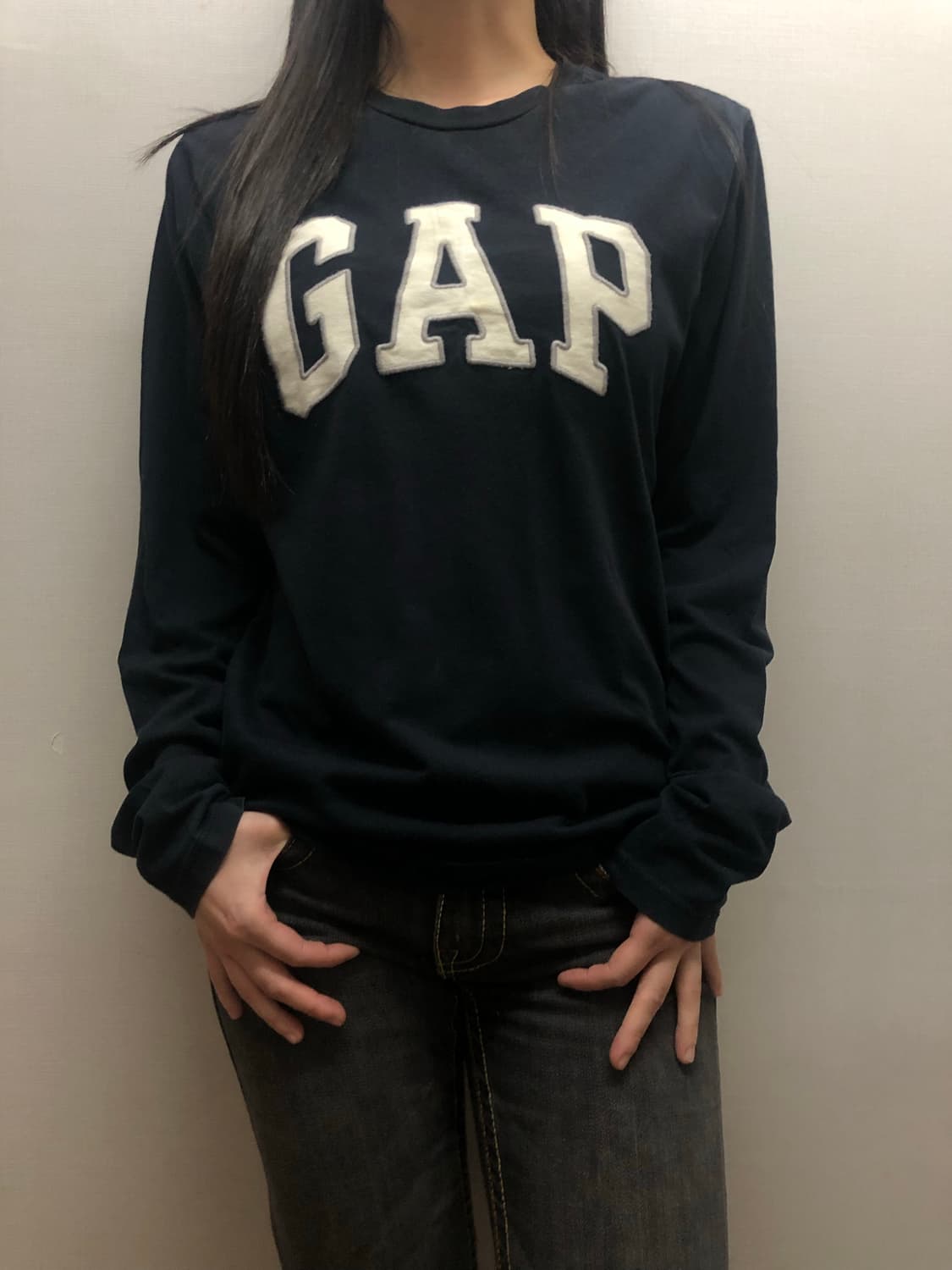 빈티지 갭 블랙 롱 슬리브 상품이미지2