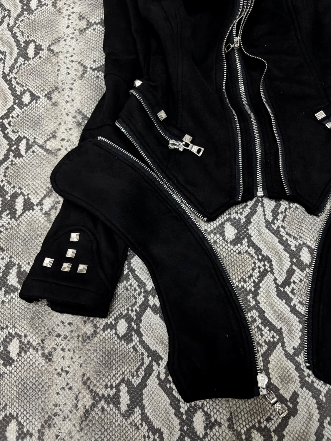 00’s Rare Design Zipper&Stud Detail demo 상품이미지5