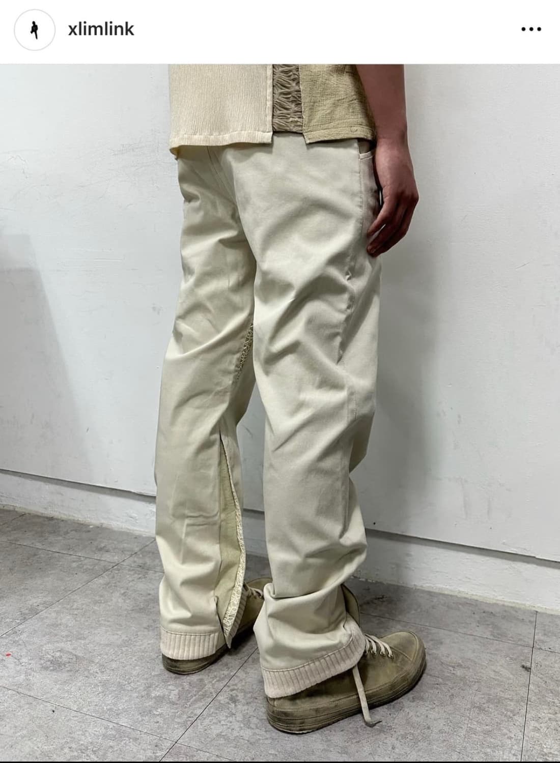 Xlim ep3 아이보리 팬츠 3사이즈 상품이미지1