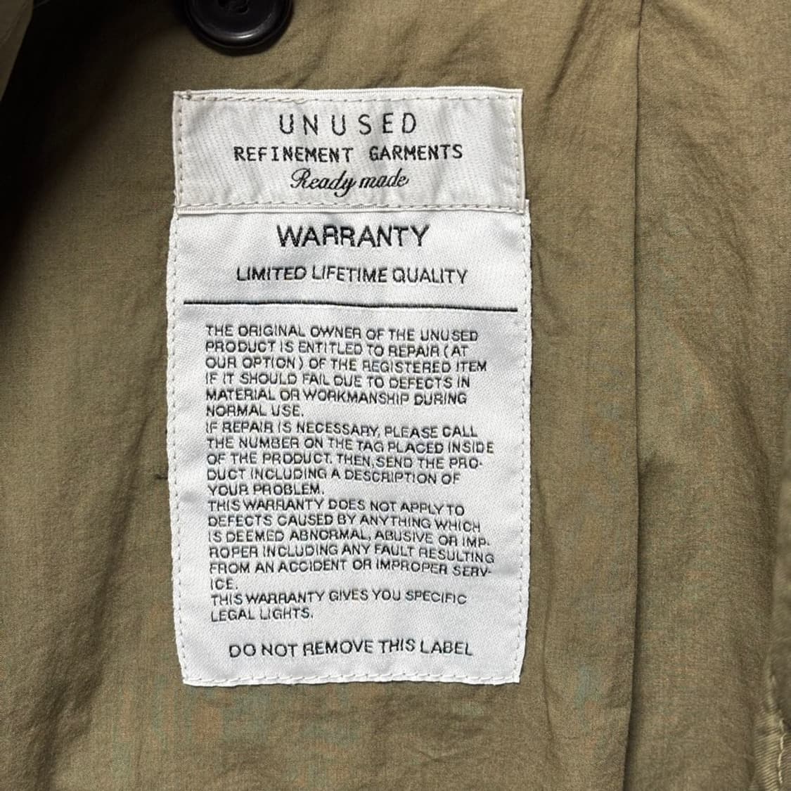 3) 언유즈드 unused m65 필드 자켓 상품이미지3